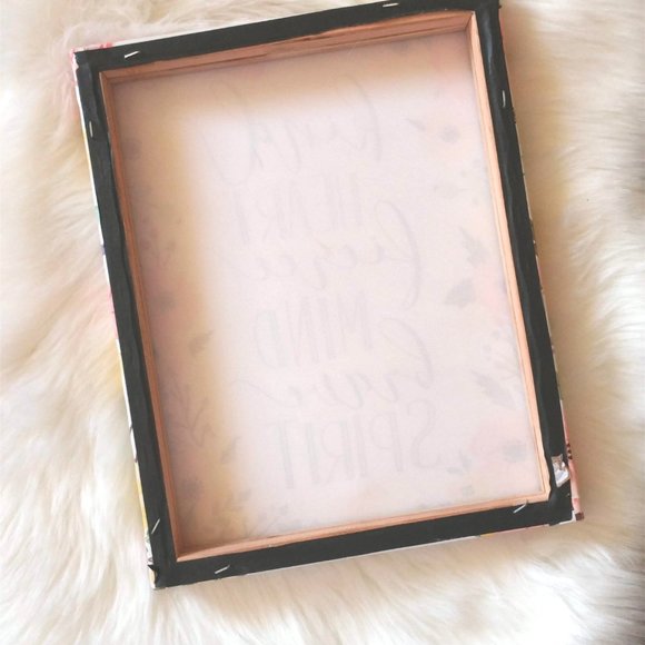 Kind Heart Fierce Mind Brave Spirit Canvas - Picture 4 of 4